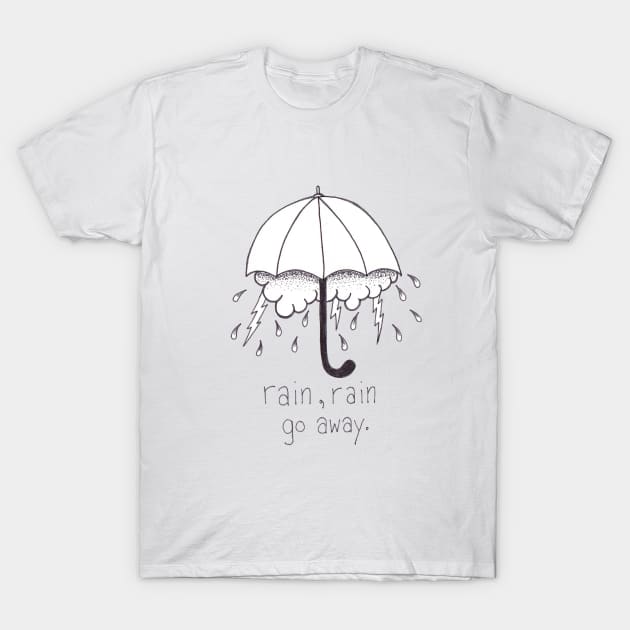 Rain Rain T-Shirt by marissafv